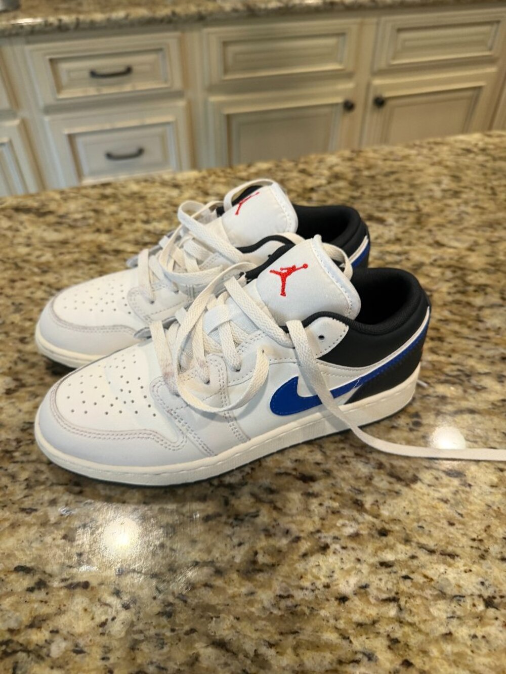 Nike Big Kids' Air Jordan 1 Low Sneakers - Size 5Y